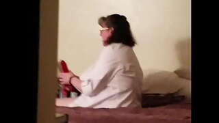 12 inci lemak vibrator membuat istriku orgasme benar-benar keras